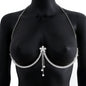Diamond Tassel Body Chain – Elegant Chest Jewelry Accessory