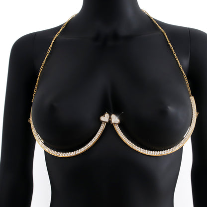Diamond Tassel Body Chain – Elegant Chest Jewelry Accessory