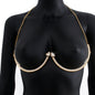 Diamond Tassel Body Chain – Elegant Chest Jewelry Accessory
