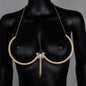 Diamond Tassel Body Chain – Elegant Chest Jewelry Accessory