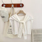 Preppy Shawl – All-Match Solid Colour Knitted Scarf
