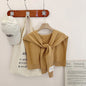 Preppy Shawl – All-Match Solid Colour Knitted Scarf