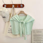Preppy Shawl – All-Match Solid Colour Knitted Scarf