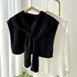Preppy Shawl – All-Match Solid Colour Knitted Scarf