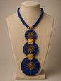 Royal Blue Maasai Beaded Statement Necklace