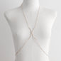 Diamond Tassel Body Chain – Elegant Chest Jewelry Accessory