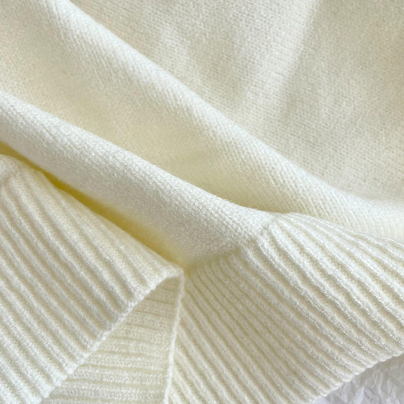 Preppy Shawl – All-Match Solid Colour Knitted Scarf