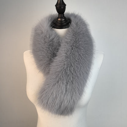 Luxury Faux Fur Winter Scarf – Elegant All-Match Neck Warmer